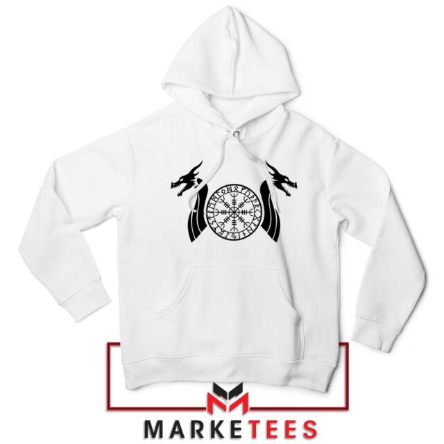 Norse Dragon Hoodie Helm of Awe Hoodies S-2XL