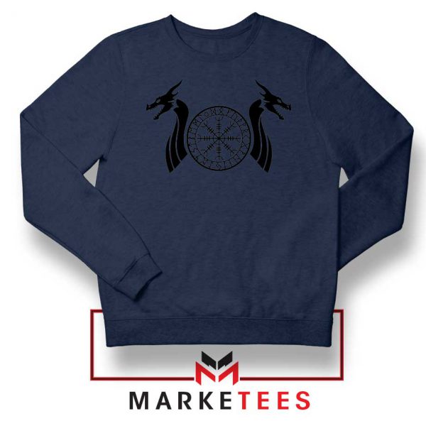 Norse Dragon Navy Blue Sweatshirt