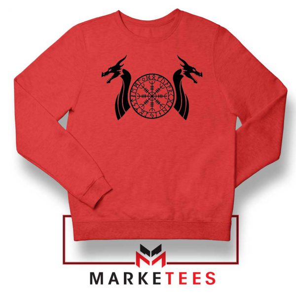 Norse Dragon Red Sweatshirt
