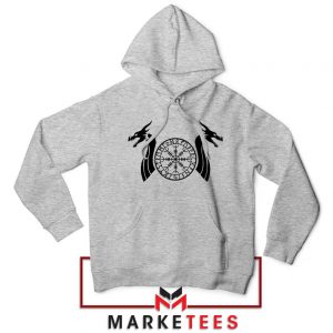 Norse Dragon Sport Grey Hoodie