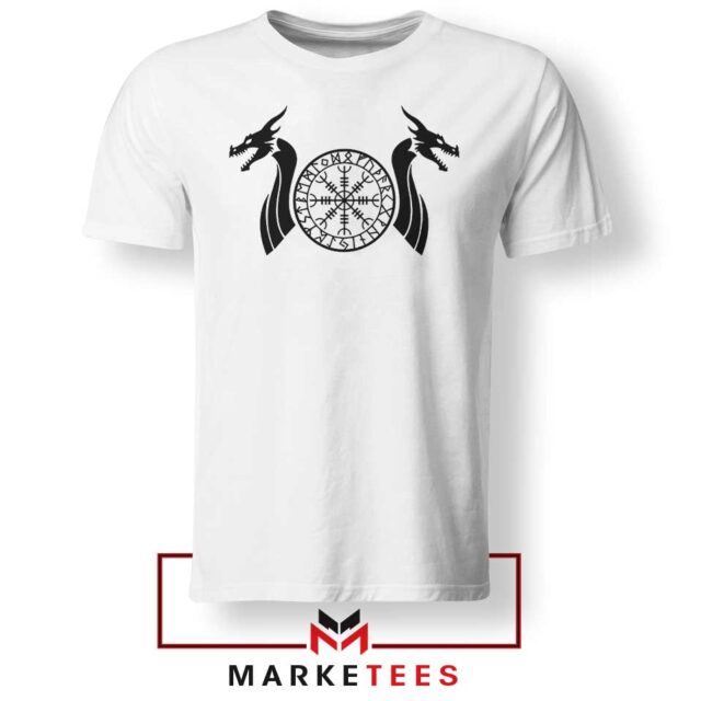 Norse Dragon Tshirt Helm of Awe Tee Shirts S-3XL - special