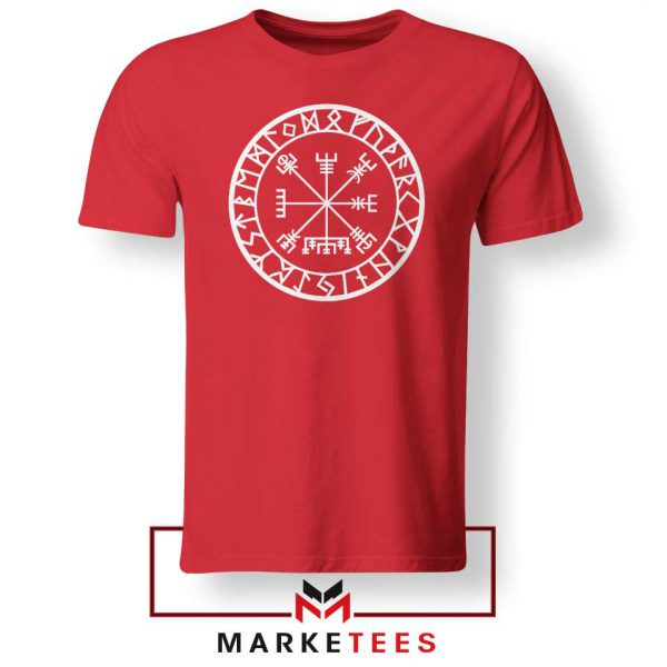 Norse Vegvisir Red Tshirt