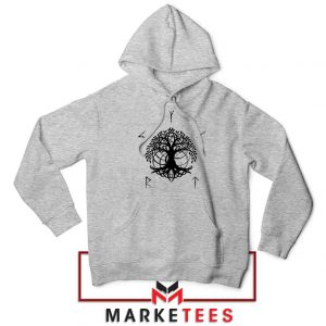 Norse Yggdrasill Sport Grey Hoodie