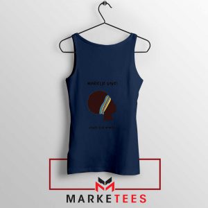 Ocupe For Marielle Franco Navy Blue Tank Top