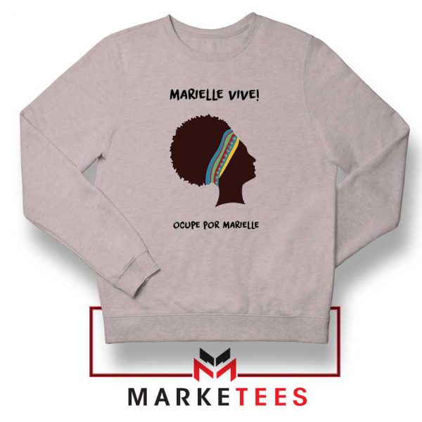 Ocupe For Marielle Franco Sport Grey Sweatshirt