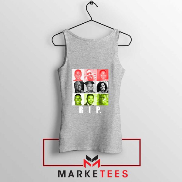 RIP Ed Reed Black Sport Grey Tank Top