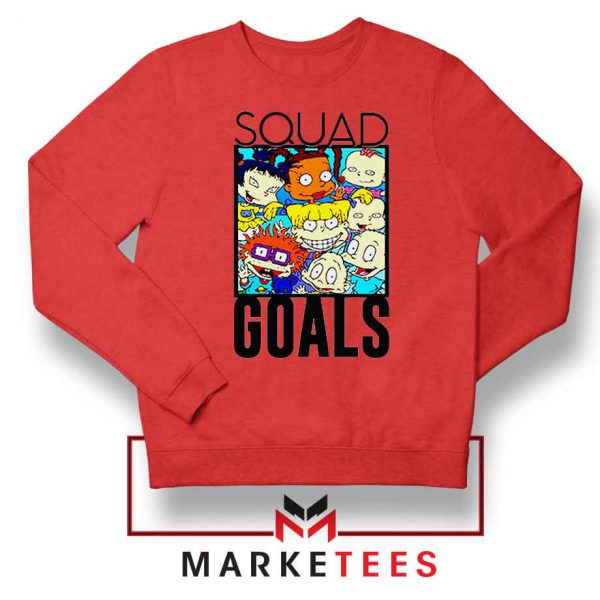 Rugrats Squad Goals Red Sweatshirt