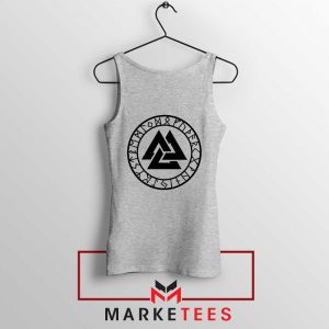 The Valknut Symbol Sport Grey Tank Top