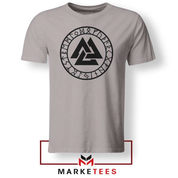 The Valknut Symbol Sport Grey Tshirt