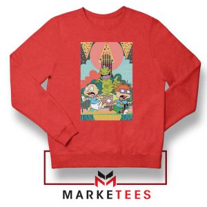 Tommy And Chuckie Run Away Red Sweatshirt