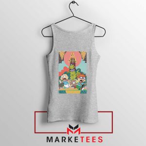 Tommy And Chuckie Run Away Sport Grey Tank Top