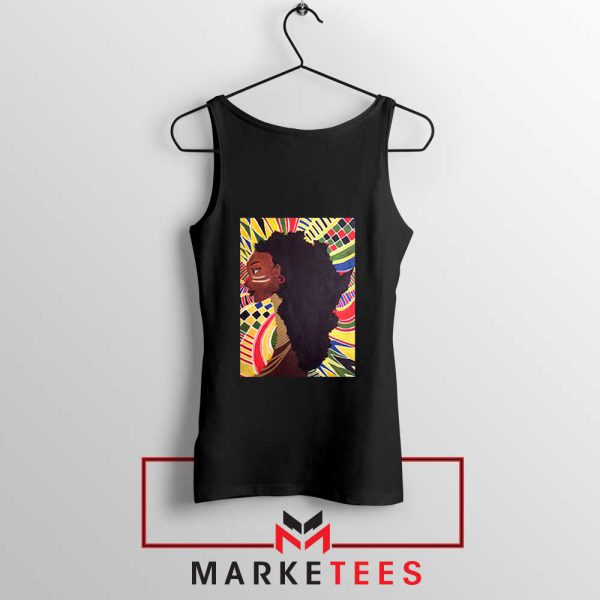 Alkebulan Motherland Africa Black Tank Top