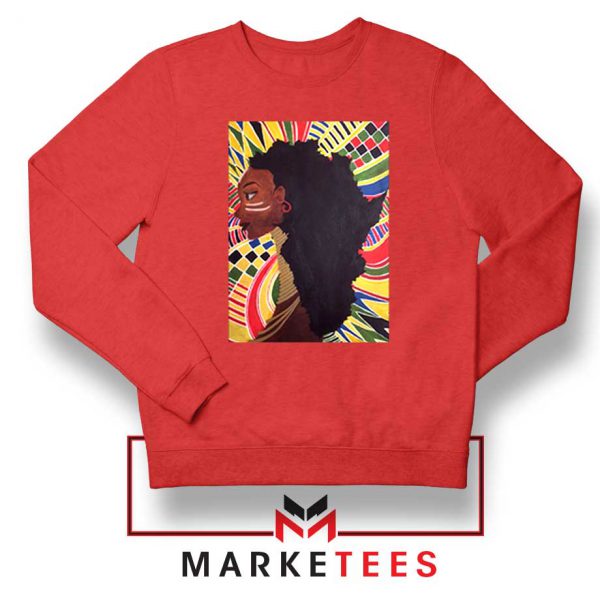 Alkebulan Motherland Africa Red Sweatshirt