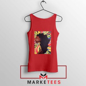 Alkebulan Motherland Africa Red Tank Top