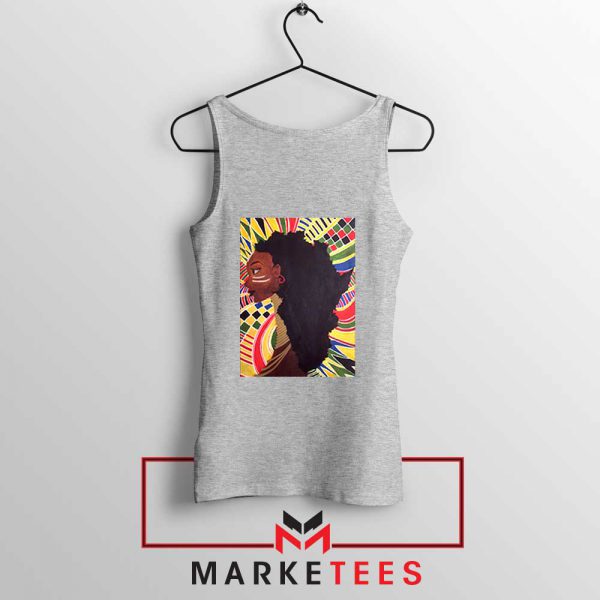 Alkebulan Motherland Africa Sport Grey Tank Top