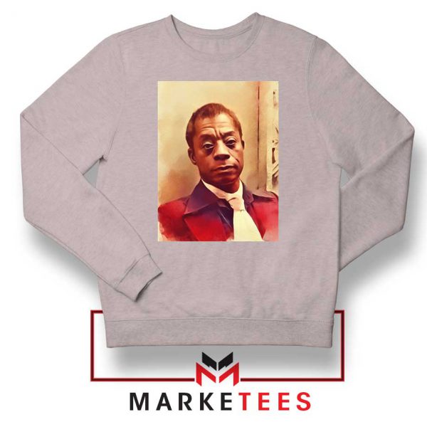 Baldwin American Novelist Sport Grey Sweatshirt