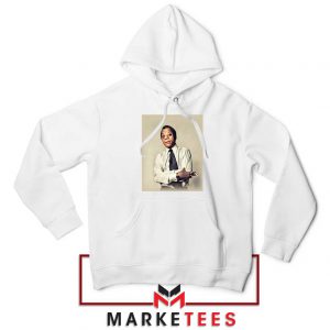 Baldwin Playwright White Hoodie