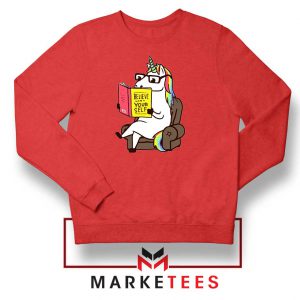 Believe Your Self Red Sweatshirt