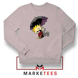 Calvin Hobbes Umbrella Sport Grey Sweatshirt