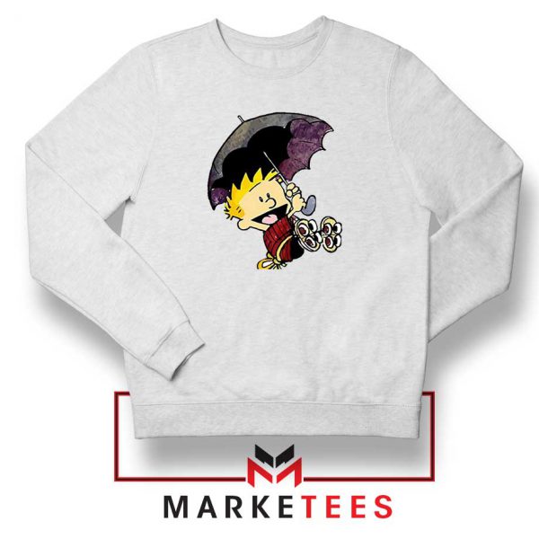 Calvin Hobbes Umbrella Sweatshirt