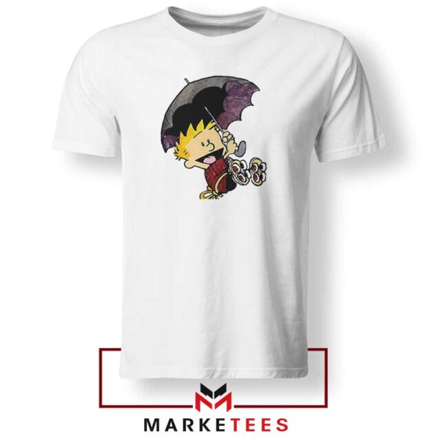 Funny Calvin & Hobbes Graphic T-Shirt