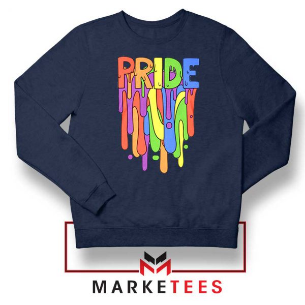 Celebrate Yourself Navy Blue Sweatshirt