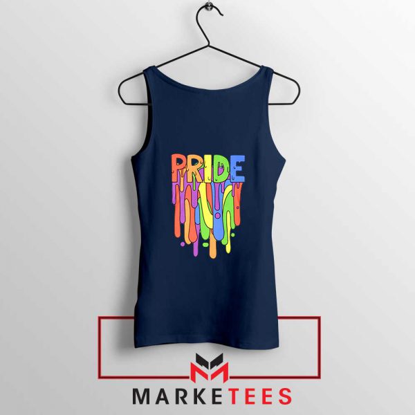 Celebrate Yourself Navy Blue Tank Top