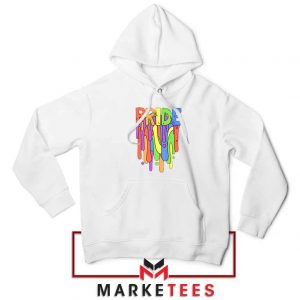Celebrate Yourself White Hoodie