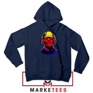 Chillinstein Halloween Navy Blue Hoodie