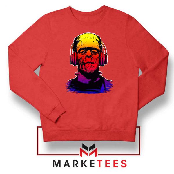 Chillinstein Halloween Red Sweatshirt