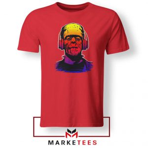 Chillinstein Halloween Red Tshirt