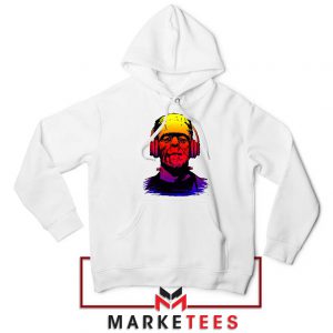 Chillinstein Halloween White Hoodie