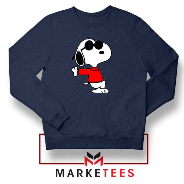 Cool Snoopy Navy Blue Sweatshirt