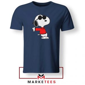 Cool Snoopy Navy Blue Tshirt