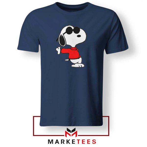 Cool Snoopy Navy Blue Tshirt