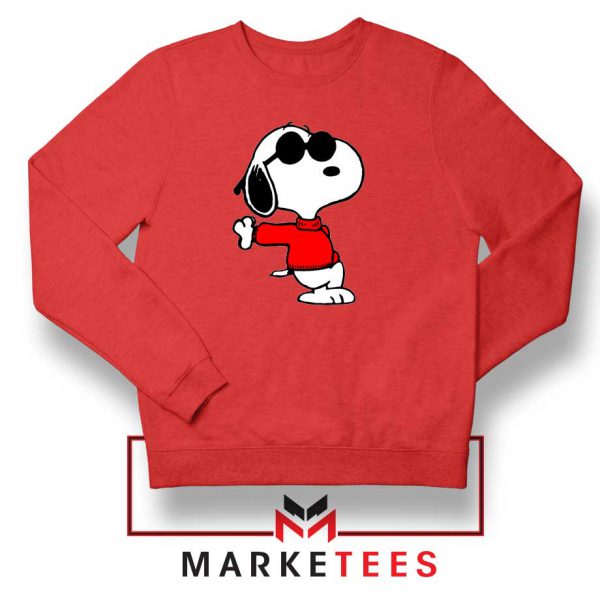 Cool Snoopy Red Sweatshirt