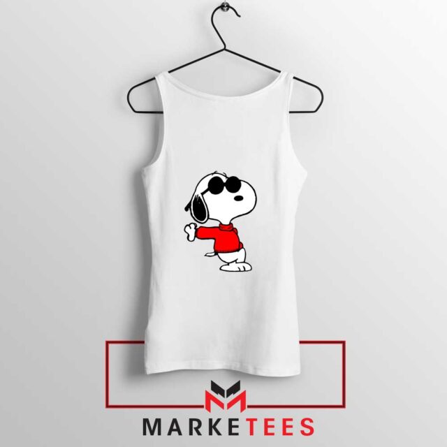 Cool Snoopy Tank Top Peanuts Cartoon S-2XL
