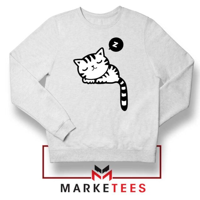 Sleeping Cat Aesthetic Sweatshirt