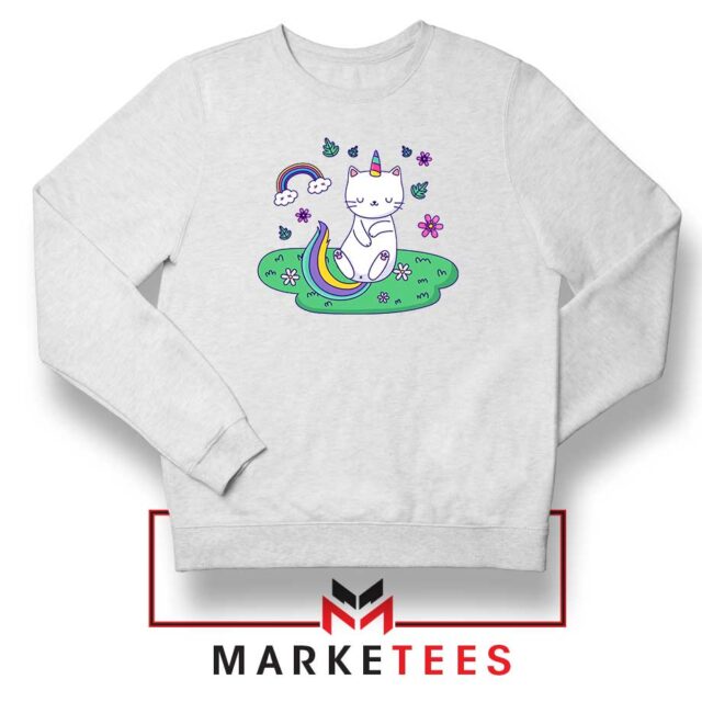 Dabbing Cat Unicorn Sweatshirt Cute Magical Sweaters - Exclusive