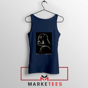 Darth Vader Dark Navy Blue Tank Top