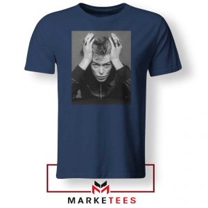 David Bowie Blackstar Navy Blue Tshirt