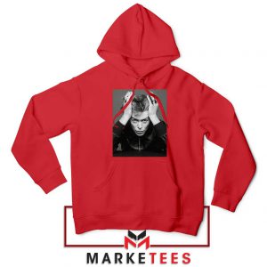 David Bowie Blackstar Red Hoodie