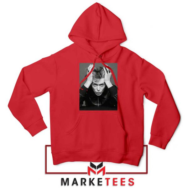 David Bowie Blackstar Red Hoodie