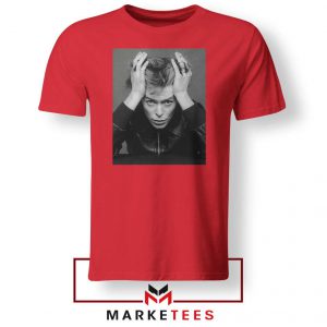 David Bowie Blackstar Red Tshirt