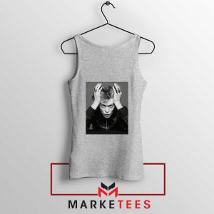 David Bowie Blackstar Sport Grey Tank Top