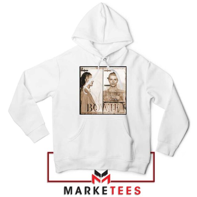 David Bowie Mugshot Hoodie Best S-3XL