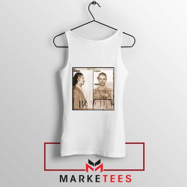 David Bowie Mugshot Tank Top Best S-2XL