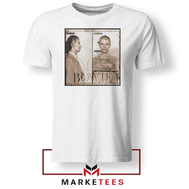 Legend David Bowie Mugshot Tshirt