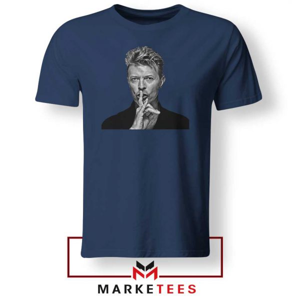 David Bowie Music Navy Blue Tshirt