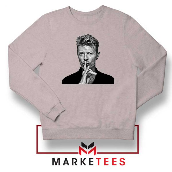 David Bowie Music Sport Grey Sweatshirt